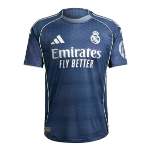 Camisa version player del real madrid, segunda equipacion 25 26